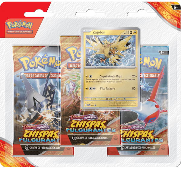 Pokémon TCG 3-Pack Blister | Surging Sparks